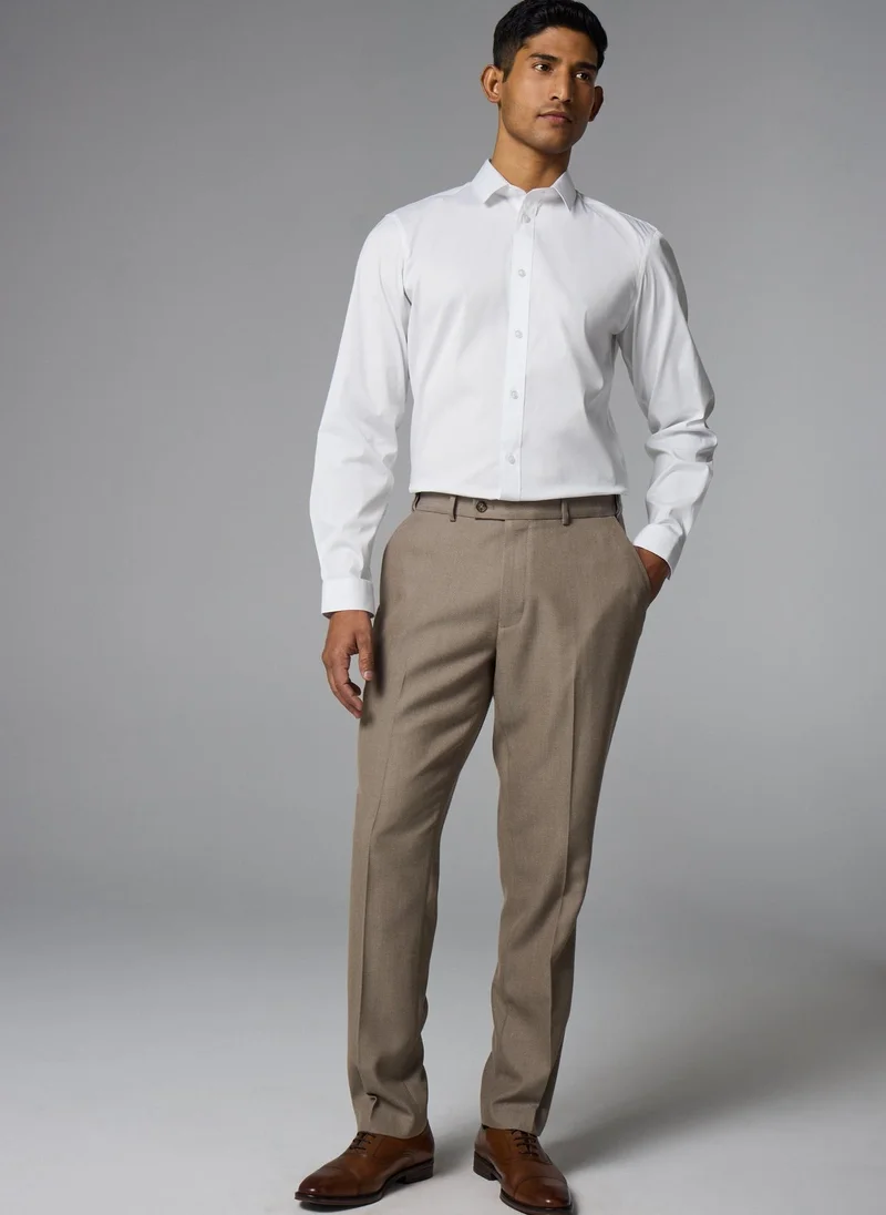 ماتلان Taylor & Wright White Performance Slim Fit Shirt
